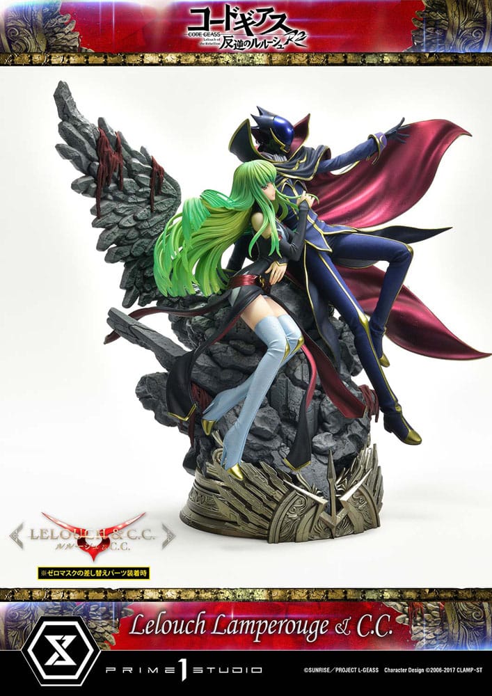 Code Geass: Lelouch of the Rebellion Concept Masterline Series Statue 1/6 Lelouch Lamperouge & C.C. 44 cm - Versand: 5-7 Tage nach Bestellung