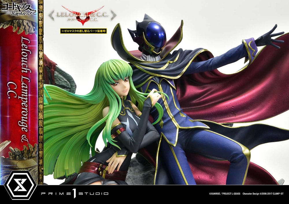 Code Geass: Lelouch of the Rebellion Concept Masterline Series Statue 1/6 Lelouch Lamperouge & C.C. 44 cm - Versand: 5-7 Tage nach Bestellung