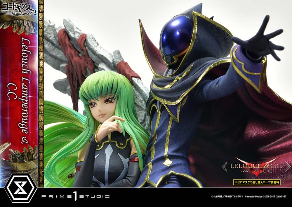 Code Geass: Lelouch of the Rebellion Concept Masterline Series Statue 1/6 Lelouch Lamperouge & C.C. 44 cm - Versand: 5-7 Tage nach Bestellung