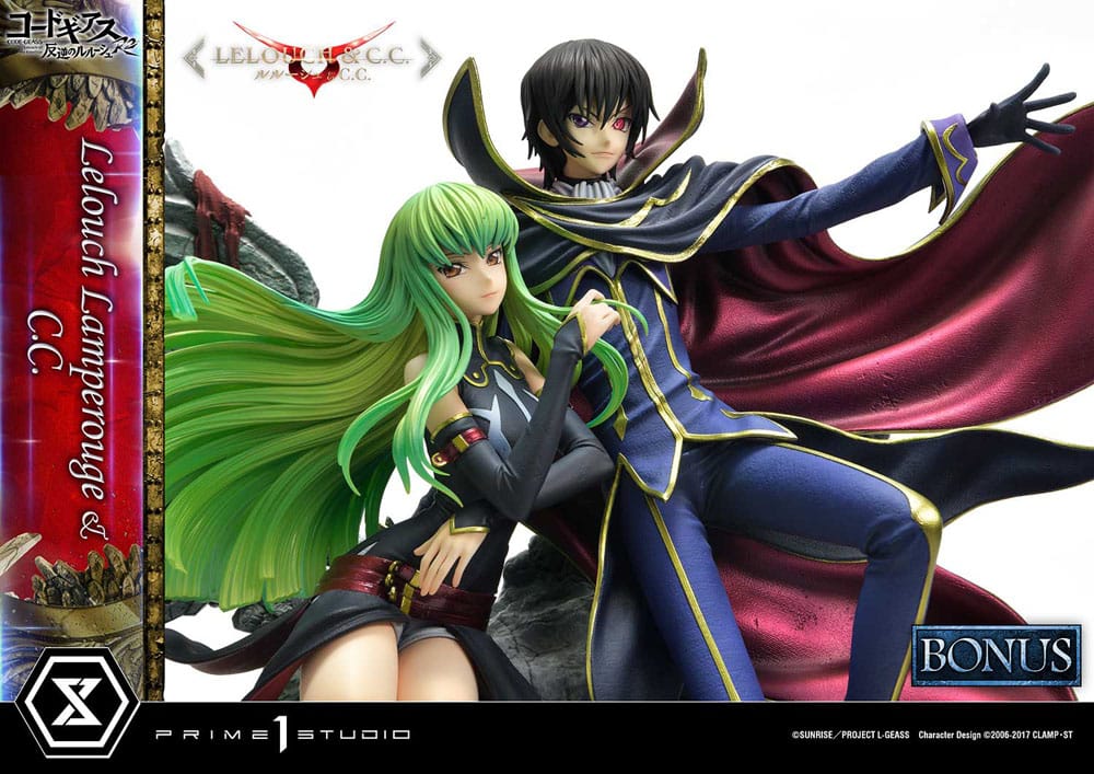 Code Geass: Lelouch of the Rebellion Concept Masterline Series Statue 1/6 Lelouch Lamperouge & C.C. 44 cm - Versand: 5-7 Tage nach Bestellung