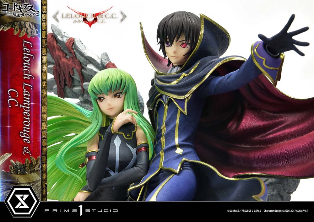 Code Geass: Lelouch of the Rebellion Concept Masterline Series Statue 1/6 Lelouch Lamperouge & C.C. 44 cm - Versand: 5-7 Tage nach Bestellung