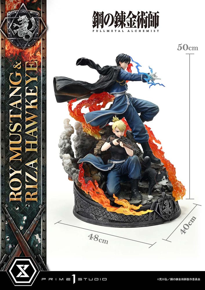 Fullmetal Alchemist Concept Masterline Statue 1/6 Roy Mustang & Riza Hawkeye Deluxe Bonus Version 50 cm - Preorder - ETA: 19.02.2026