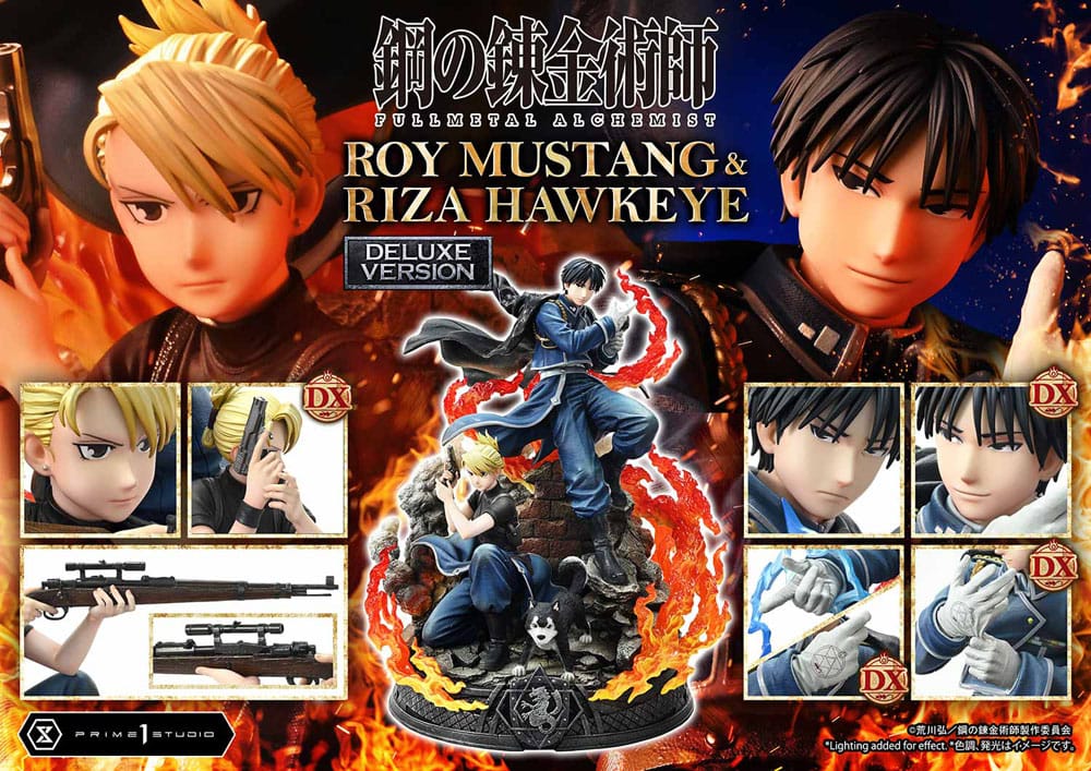 Fullmetal Alchemist Concept Masterline Statue 1/6 Roy Mustang & Riza Hawkeye Deluxe Bonus Version 50 cm - Preorder - ETA: 19.02.2026