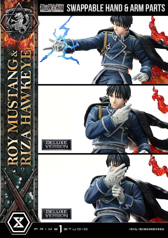 Fullmetal Alchemist Concept Masterline Statue 1/6 Roy Mustang & Riza Hawkeye Deluxe Bonus Version 50 cm - Preorder - ETA: 19.02.2026