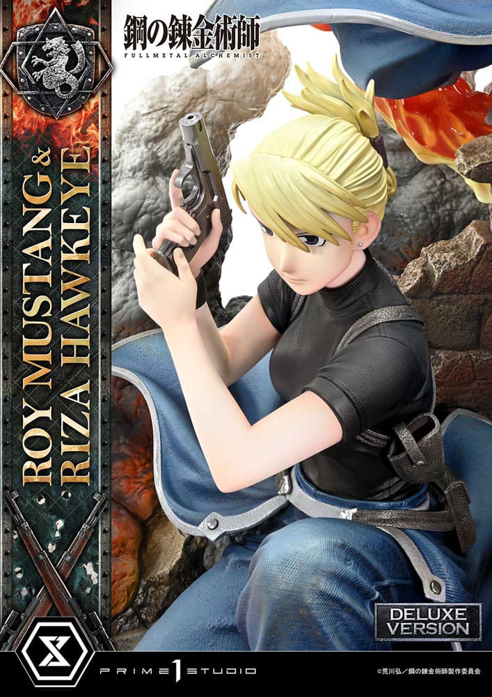 Fullmetal Alchemist Concept Masterline Statue 1/6 Roy Mustang & Riza Hawkeye Deluxe Bonus Version 50 cm - Preorder - ETA: 19.02.2026