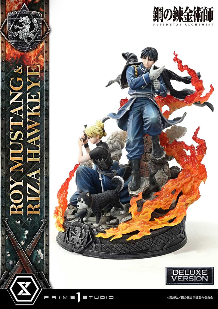 Fullmetal Alchemist Concept Masterline Statue 1/6 Roy Mustang & Riza Hawkeye Deluxe Bonus Version 50 cm - Preorder - ETA: 19.02.2026
