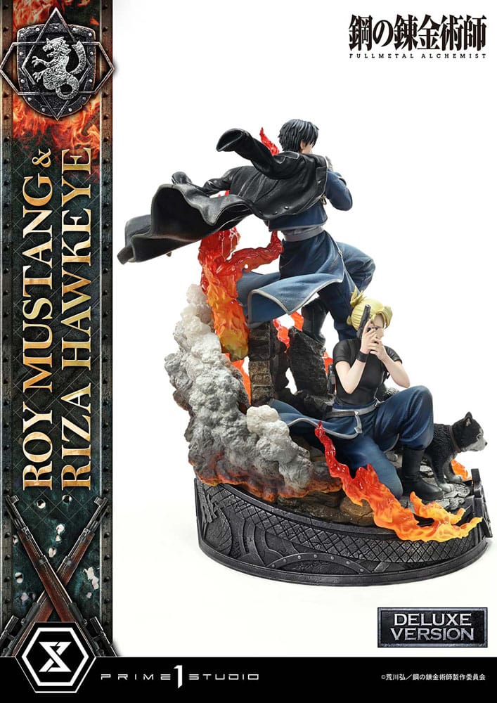 Fullmetal Alchemist Concept Masterline Statue 1/6 Roy Mustang & Riza Hawkeye Deluxe Bonus Version 50 cm - Preorder - ETA: 19.02.2026