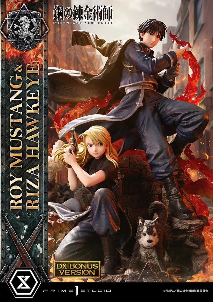 Fullmetal Alchemist Concept Masterline Statue 1/6 Roy Mustang & Riza Hawkeye Deluxe Bonus Version 50 cm - Preorder - ETA: 19.02.2026