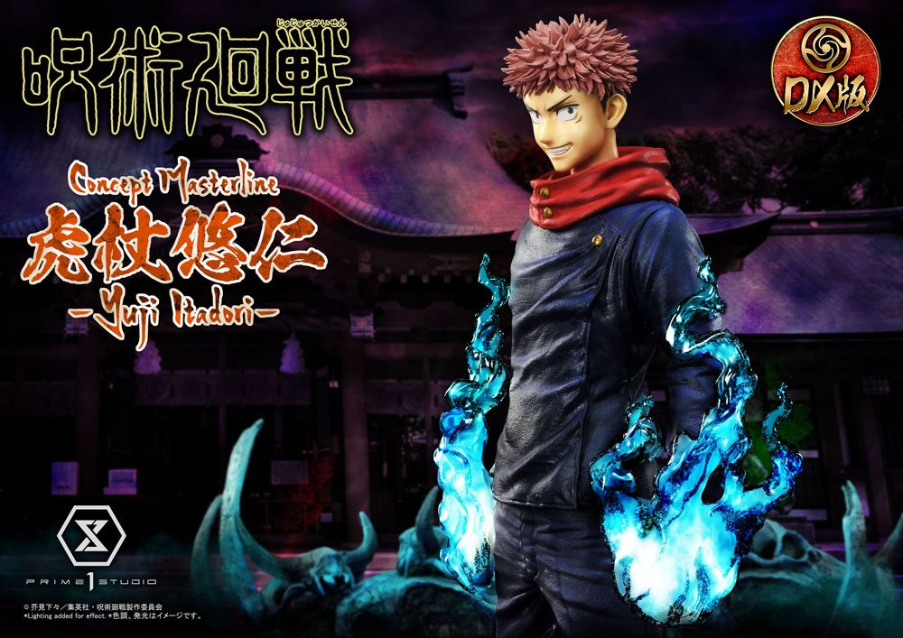Jujutsu Kaisen Premium Masterline Series Statue Yuji Itadori Deluxe Version 38 cm - Versand: 5-7 Tage nach Bestellung