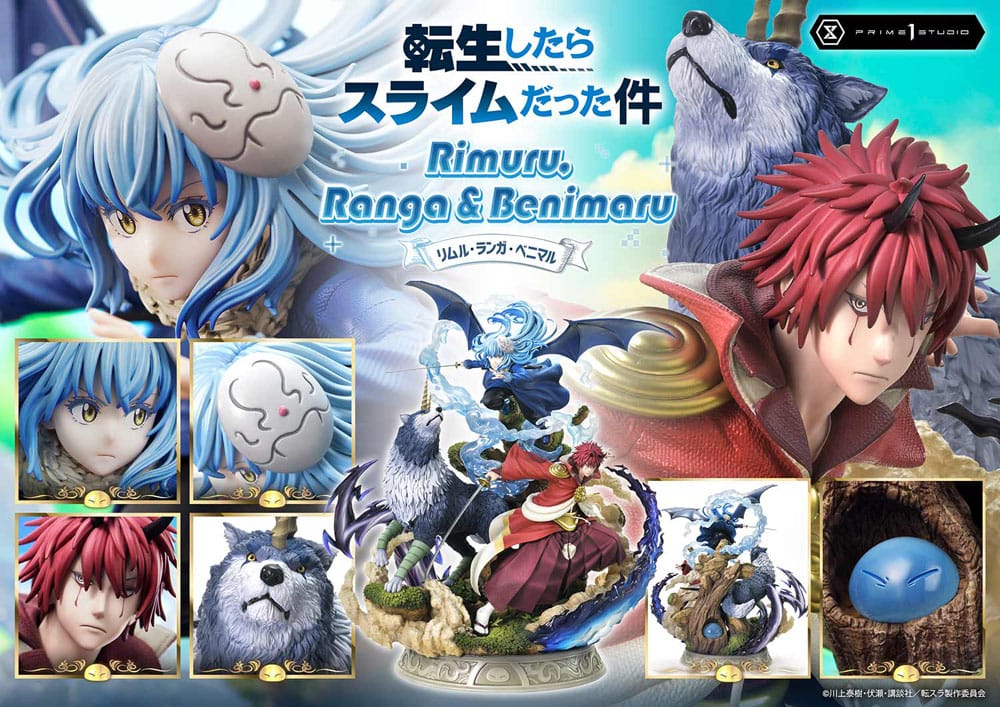That Time I Got Reincarnated as a Slime Concept Masterline Series Statue 1/6 Rimuru, Ranga and Benimaru Deluxe Bonus Version 59 cm - Preorder - ETA: 25.11.2025