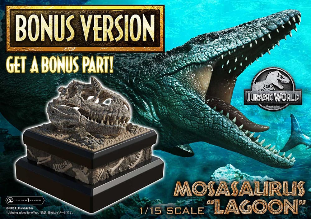 Jurassic World Legacy Museum Collection Statue 1/15 Mosasaurus "Lagoon" Bonus Version 57 cm  - Preorder - ETA: 25.06.2027