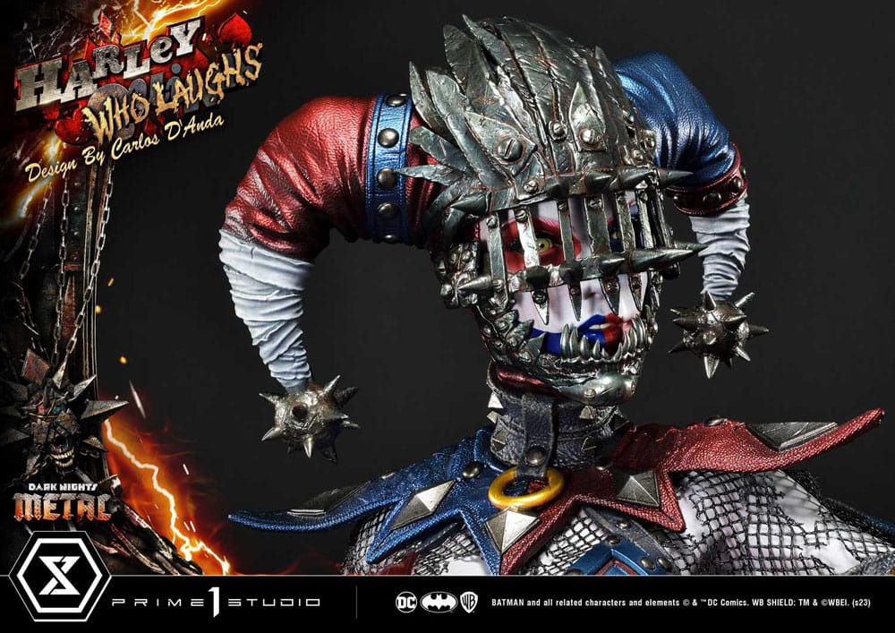 Dark Nights: Metal Museum Masterline Series Statue 1/3 Harley Quinn Who Laughs Concept Design by Caelos D`anda Deluxe Version 78 cm - Preorder - ETA: 12.09.2025