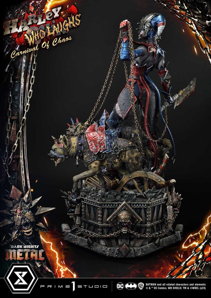 Dark Nights: Metal Museum Masterline Series Statue 1/3 Harley Quinn Who Laughs Concept Design by Caelos D`anda Deluxe Version 78 cm - Preorder - ETA: 12.09.2025