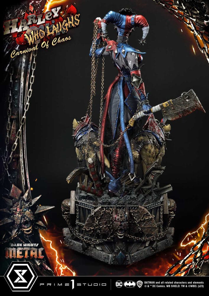 Dark Nights: Metal Museum Masterline Series Statue 1/3 Harley Quinn Who Laughs Concept Design by Caelos D`anda Deluxe Version 78 cm - Preorder - ETA: 12.09.2025