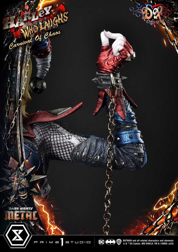 Dark Nights: Metal Museum Masterline Series Statue 1/3 Harley Quinn Who Laughs Concept Design by Caelos D`anda Deluxe Version 78 cm - Preorder - ETA: 12.09.2025
