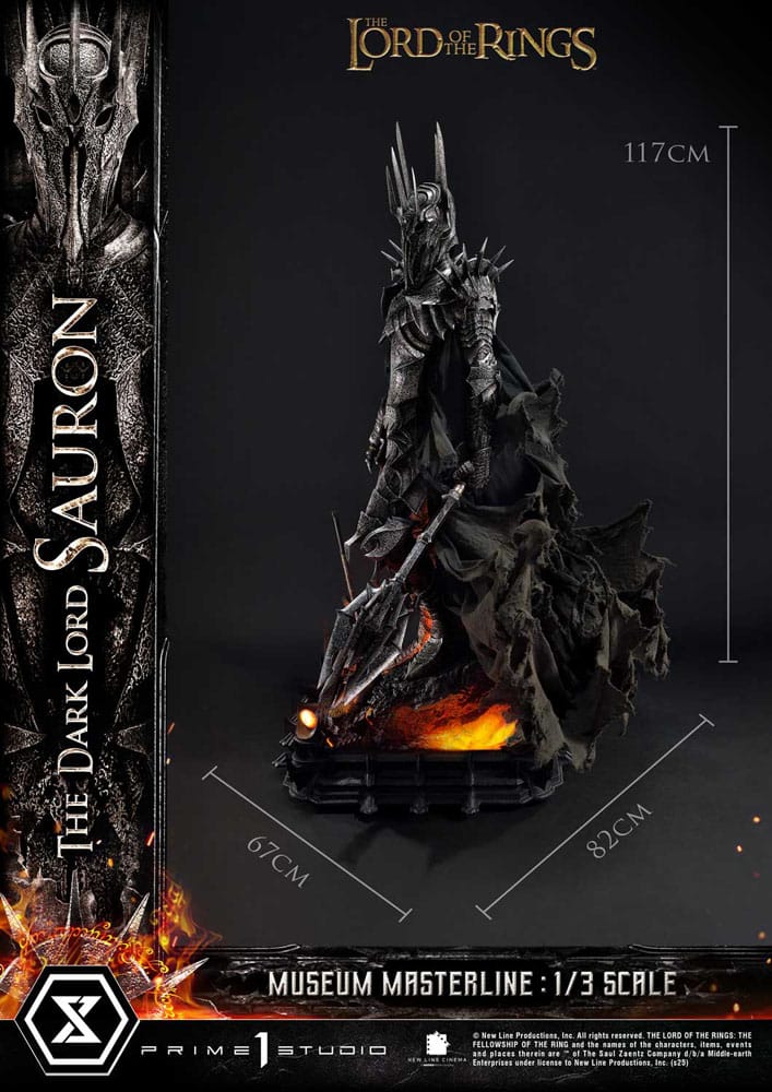 Herr der Ringe Museum Masterline Series Statue 1/3 The Dark Lord Sauron 117 cm - Preorder - ETA: 25.10.2026