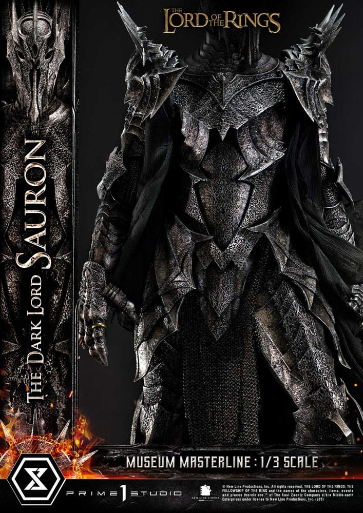 Herr der Ringe Museum Masterline Series Statue 1/3 The Dark Lord Sauron 117 cm - Preorder - ETA: 25.10.2026
