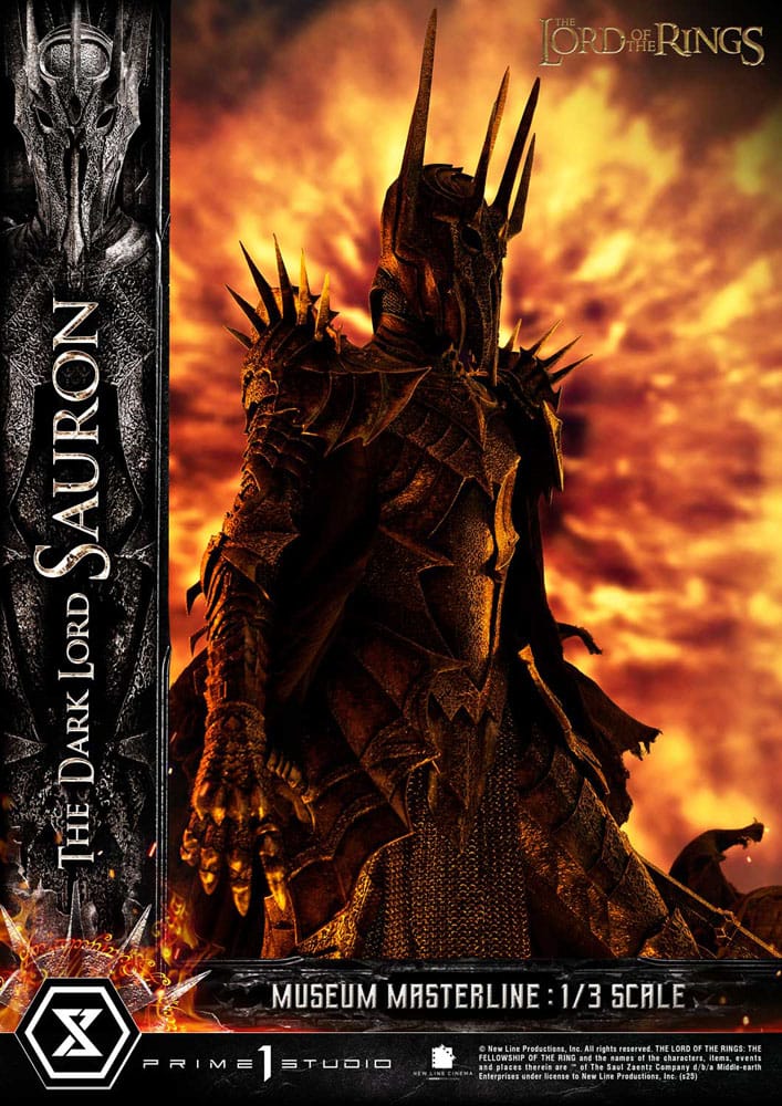 Herr der Ringe Museum Masterline Series Statue 1/3 The Dark Lord Sauron 117 cm - Preorder - ETA: 25.10.2026