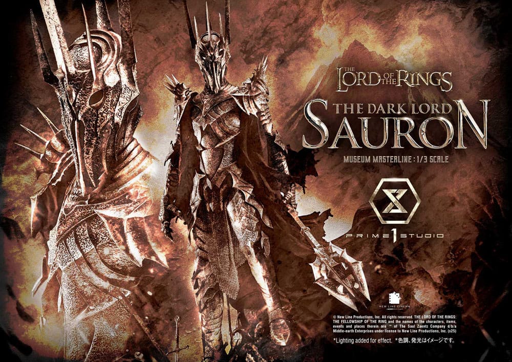 Herr der Ringe Museum Masterline Series Statue 1/3 The Dark Lord Sauron Bonus Version 117 cm - Preorder - ETA: 25.10.2026