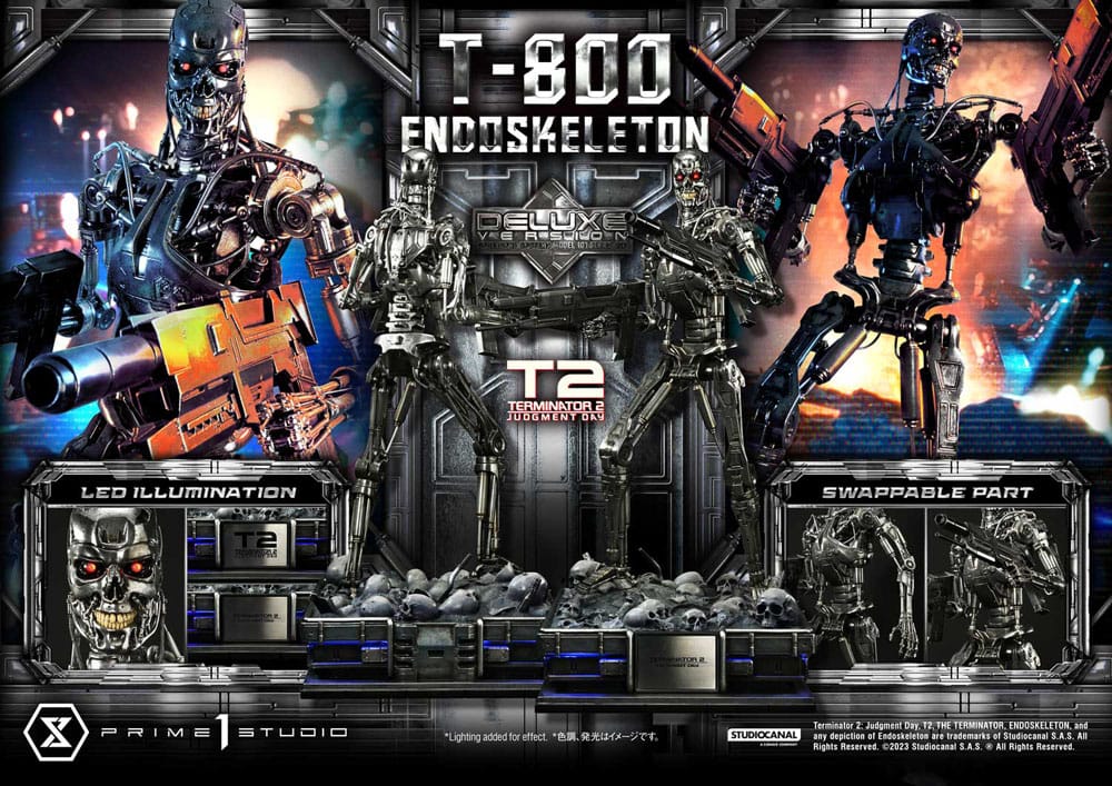 Terminator 2 Museum Masterline Series Statue 1/3 Judgment Day T800 Endoskeleton Deluxe Version 74 cm - Preorder - ETA: 20.12.2025