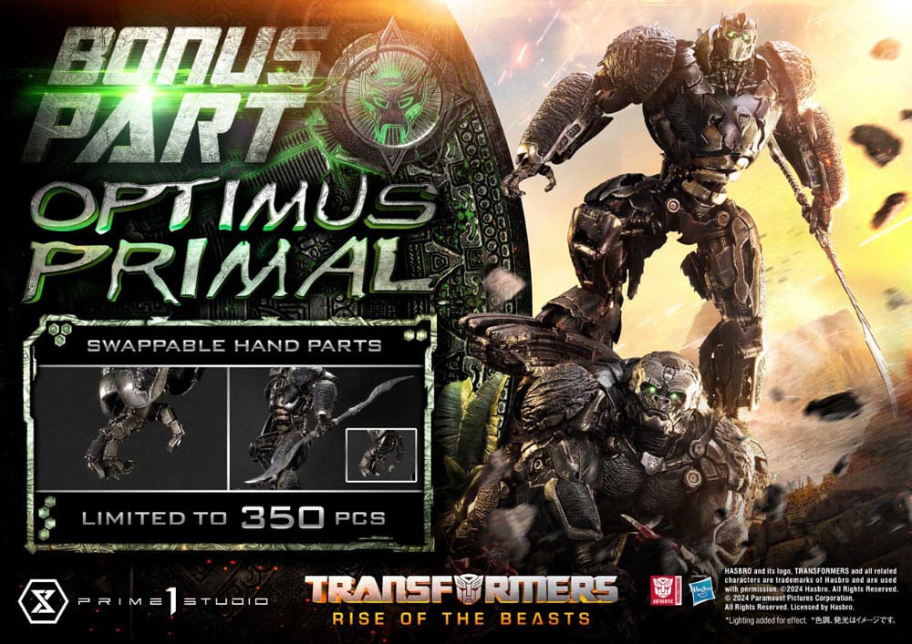 Transformers: Rise of the Beasts Museum Masterline Statue Optimus Primal Ultimate Bonus Version 72 cm - Preorder - ETA: 25.02.2026