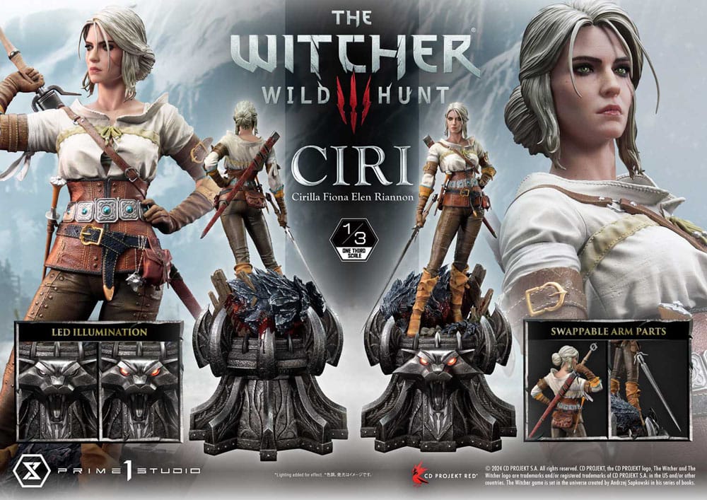The Witcher 3: Wild Hunt Museum Masterline Statue 1/3 Wild Hunt Ciri Fiona Elen Riannon 81 cm - Preorder - ETA: 25.07.2026