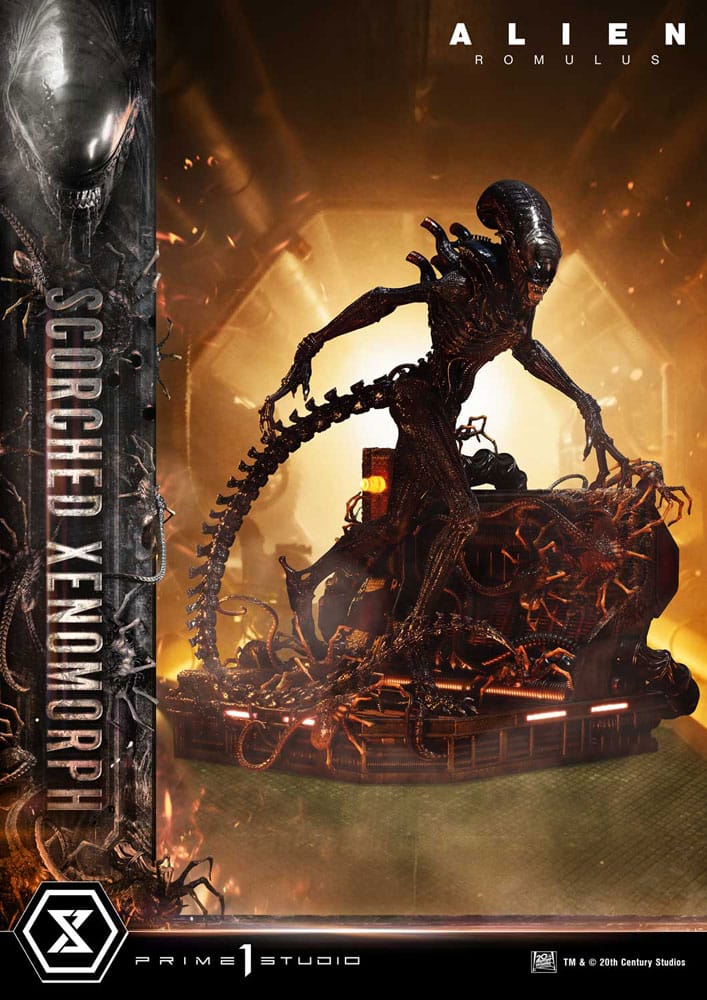 Alien: Romulus Museum Masterline XL Statue 1/3 Scorched Xenomorph 98 cm - Preorder - ETA: 25.12.2026