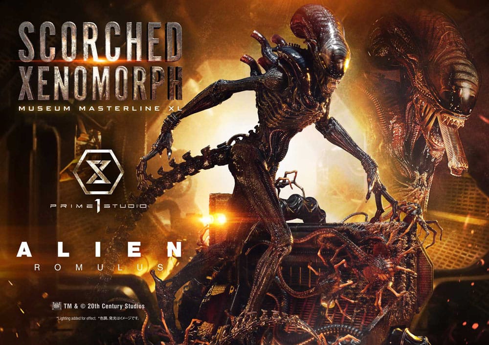Alien: Romulus Museum Masterline XL Statue 1/3 Scorched Xenomorph 98 cm - Preorder - ETA: 25.12.2026