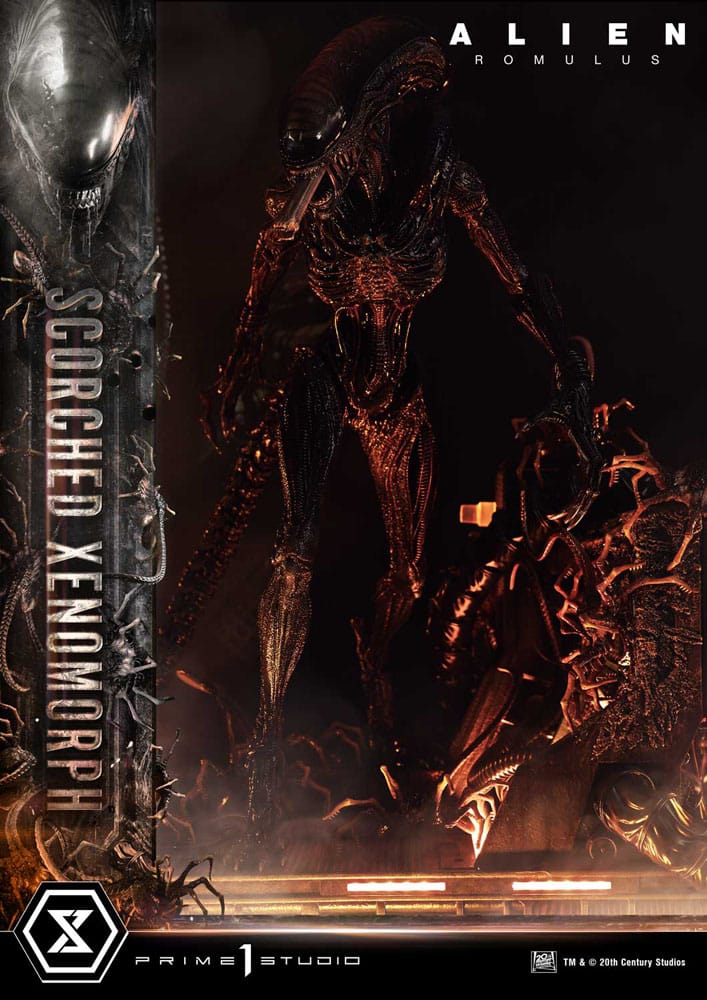 Alien: Romulus Museum Masterline XL Statue 1/3 Scorched Xenomorph 98 cm - Preorder - ETA: 25.12.2026