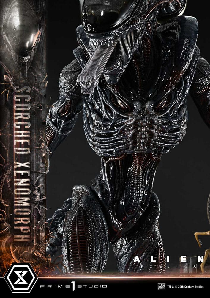 Alien: Romulus Museum Masterline XL Statue 1/3 Scorched Xenomorph Deluxe Version 98 cm - Preorder - ETA: 19.02.2027