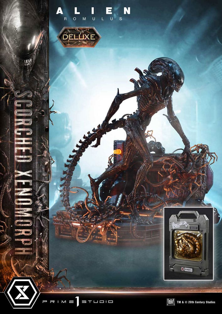 Alien: Romulus Museum Masterline XL Statue 1/3 Scorched Xenomorph Deluxe Bonus Version 98 cm - Preorder - ETA: 25.12.2026