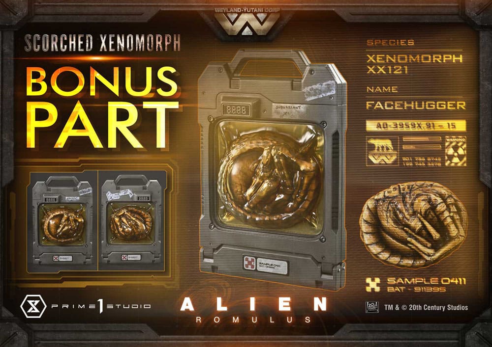 Alien: Romulus Museum Masterline XL Statue 1/3 Scorched Xenomorph Deluxe Bonus Version 98 cm - Preorder - ETA: 25.12.2026