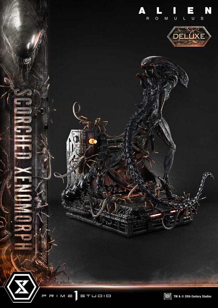Alien: Romulus Museum Masterline XL Statue 1/3 Scorched Xenomorph Deluxe Bonus Version 98 cm - Preorder - ETA: 25.12.2026