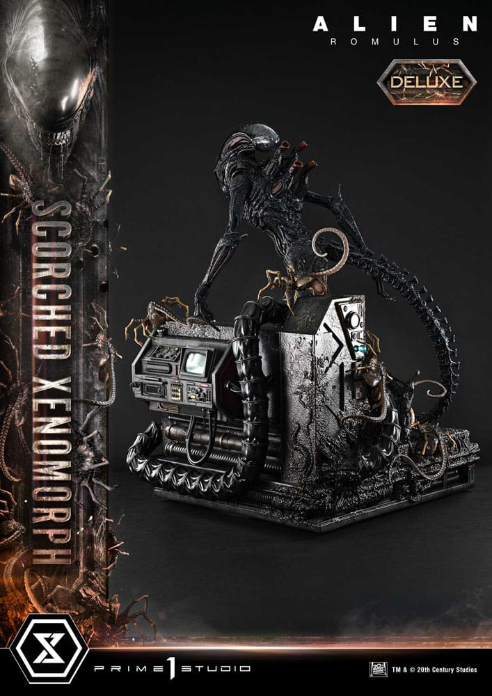 Alien: Romulus Museum Masterline XL Statue 1/3 Scorched Xenomorph Deluxe Bonus Version 98 cm - Preorder - ETA: 25.12.2026