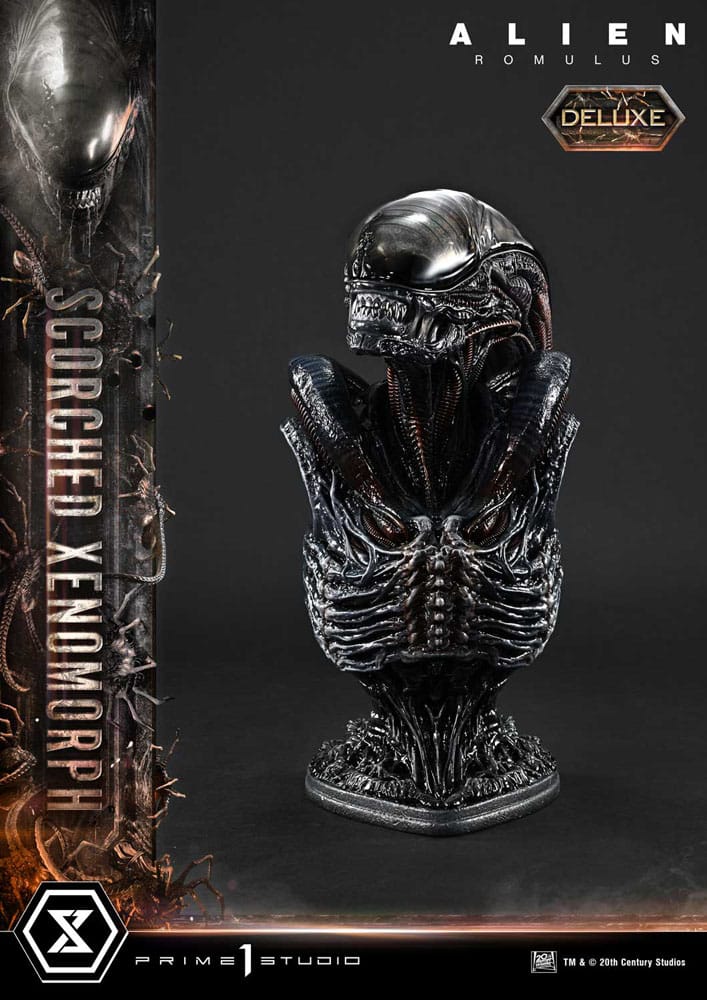 Alien: Romulus Museum Masterline XL Statue 1/3 Scorched Xenomorph Deluxe Bonus Version 98 cm - Preorder - ETA: 25.12.2026