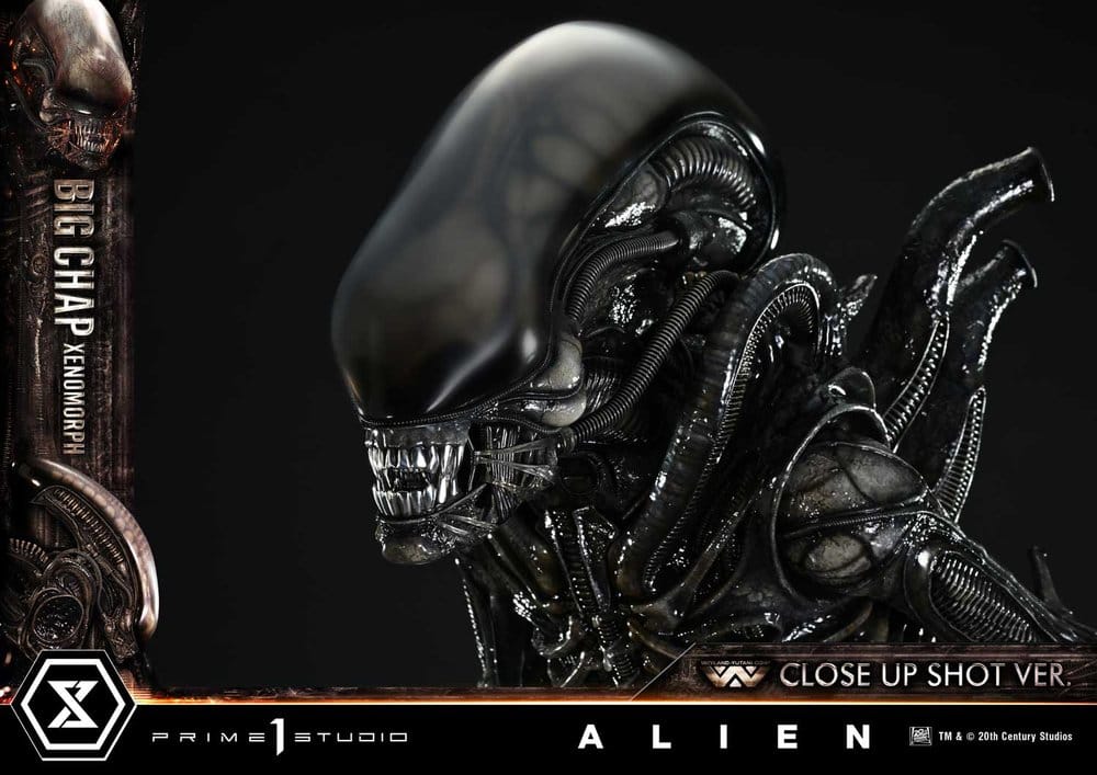Alien (Film) Museum Masterline XL Statue 1/3 Big Chap Xenomorph Close Up Shot Ver. 100 cm - Preorder - ETA: 25.01.2028