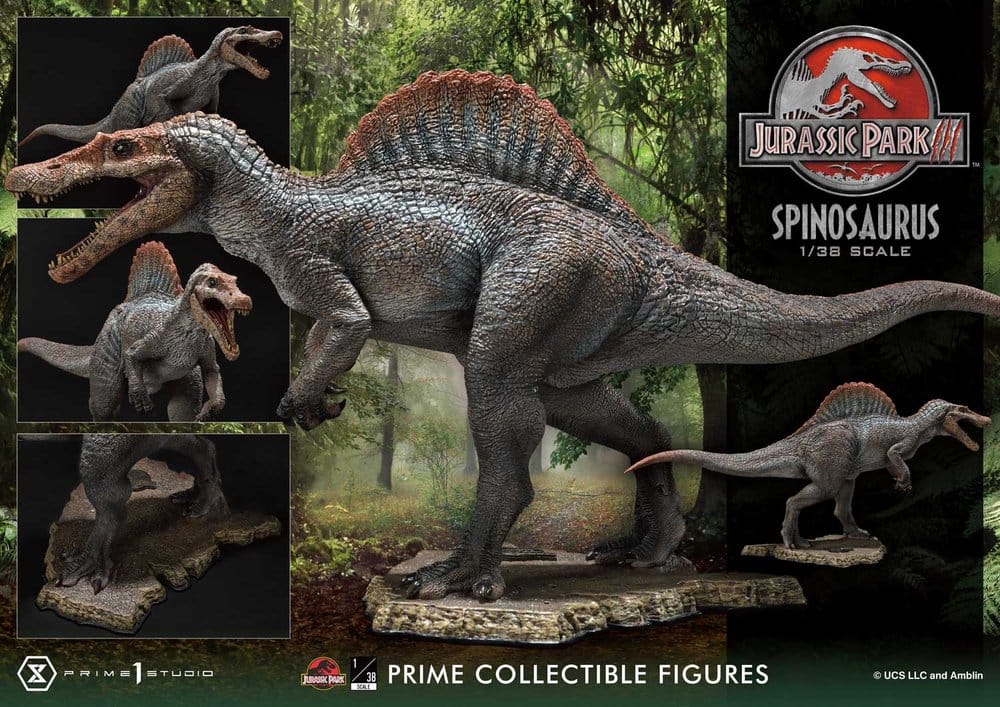 Jurassic Park III (Film) Prime Collectible Figures Statue 1/38 Spinosaurus 24 cm - Preorder - ETA: 23.10.2026