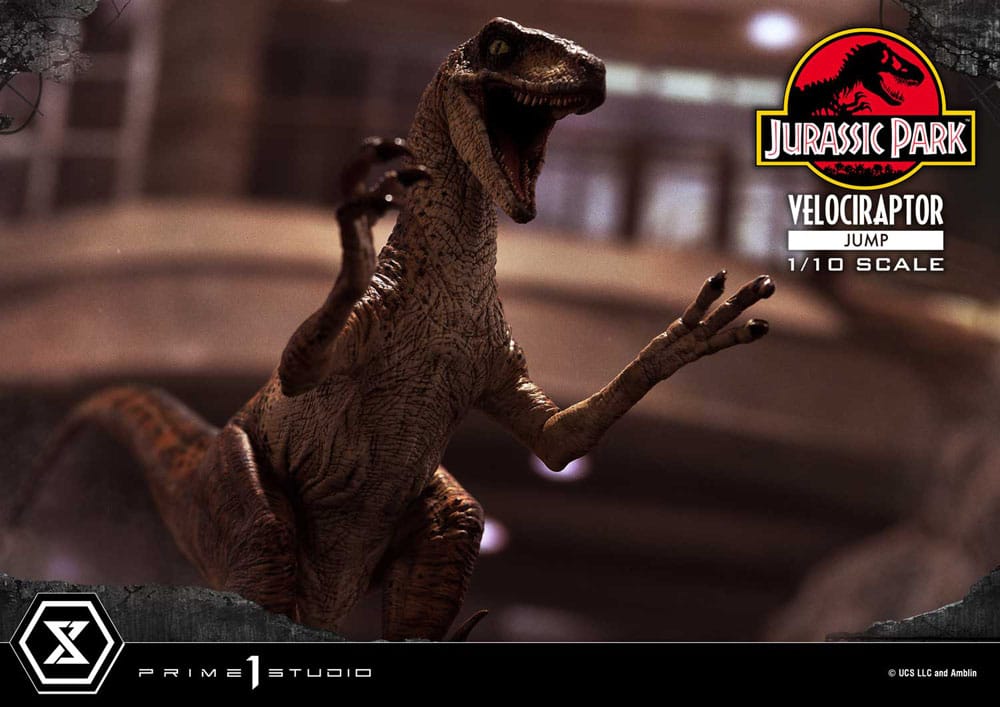 Jurassic Park Prime Collectibles Statue 1/10 Velociraptor Jump 21 cm - Preorder - ETA: 12.09.2025