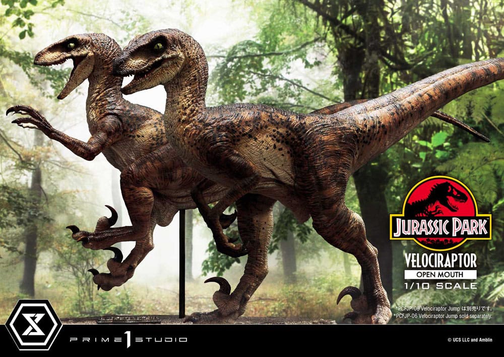 Jurassic Park Prime Collectibles Statue 1/10 Velociraptor Open Mouth 19 cm - Preorder - ETA: 11.11.2025