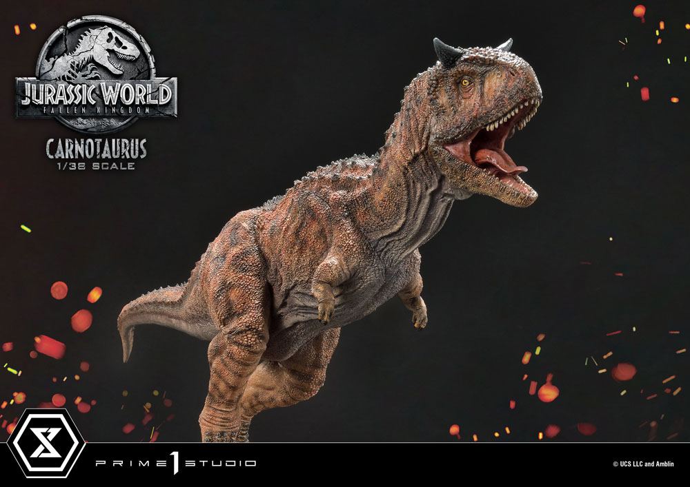 Jurassic World: Fallen Kingdom Prime Collectibles PVC Statue 1/38 Carnotaurus 16 cm - Preorder - ETA: 06.12.2025