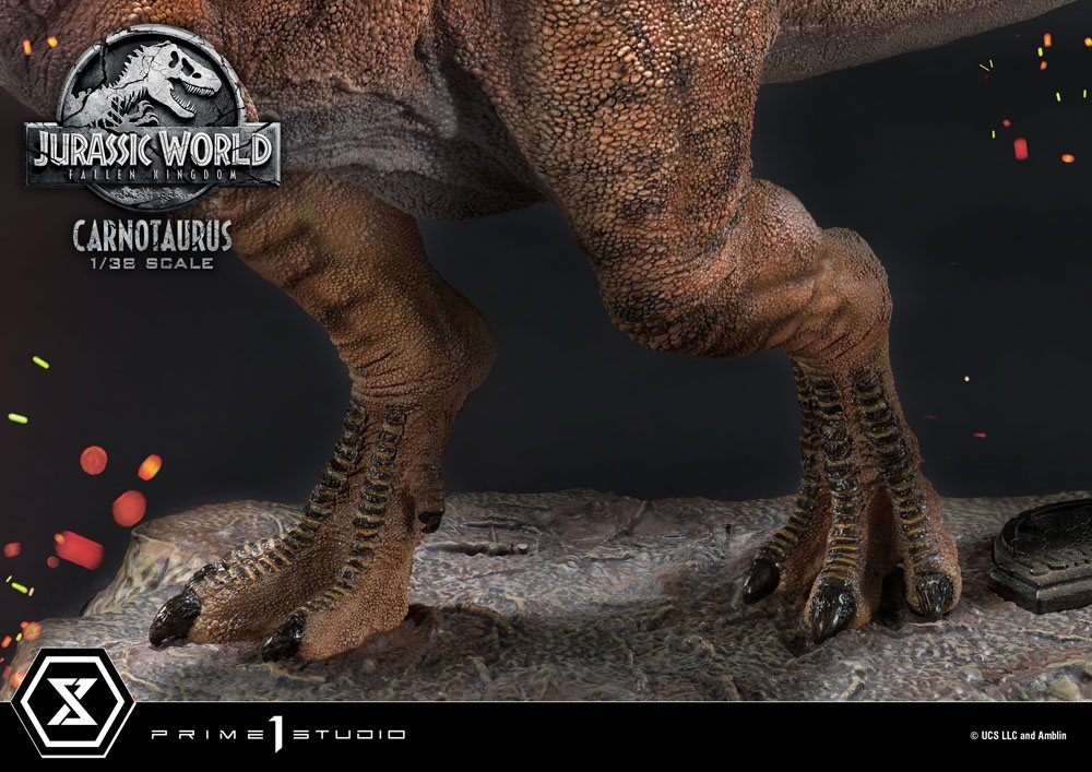 Jurassic World: Fallen Kingdom Prime Collectibles PVC Statue 1/38 Carnotaurus 16 cm - Preorder - ETA: 06.12.2025