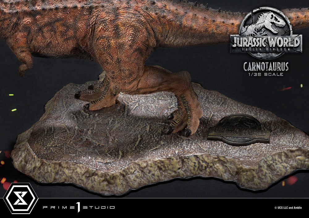 Jurassic World: Fallen Kingdom Prime Collectibles PVC Statue 1/38 Carnotaurus 16 cm - Preorder - ETA: 06.12.2025