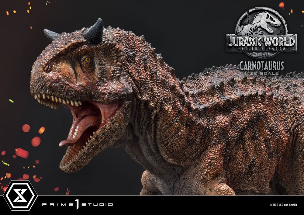 Jurassic World: Fallen Kingdom Prime Collectibles PVC Statue 1/38 Carnotaurus 16 cm - Preorder - ETA: 06.12.2025