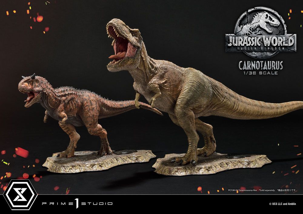Jurassic World: Fallen Kingdom Prime Collectibles PVC Statue 1/38 Carnotaurus 16 cm - Preorder - ETA: 06.12.2025