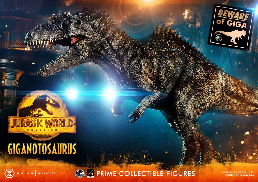 Jurassic World: Ein neues Zeitalter Prime Collectibles Statue 1/38 Giganotosaurus Toy Version 22 cm - Preorder - ETA: 11.11.2025