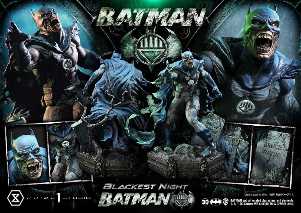 Batman Premium Masterline Series Statue Batman Blackest Night Version 45 cm - Versand: 5-7 Tage nach Bestellung