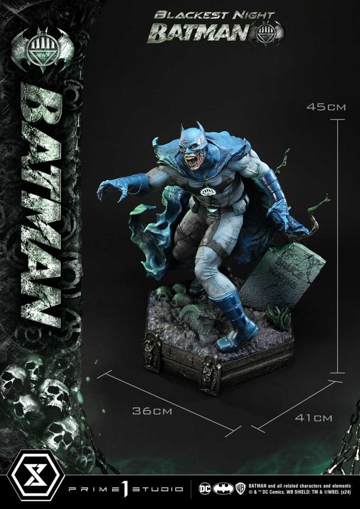 Batman Premium Masterline Series Statue Batman Blackest Night Version 45 cm - Versand: 5-7 Tage nach Bestellung