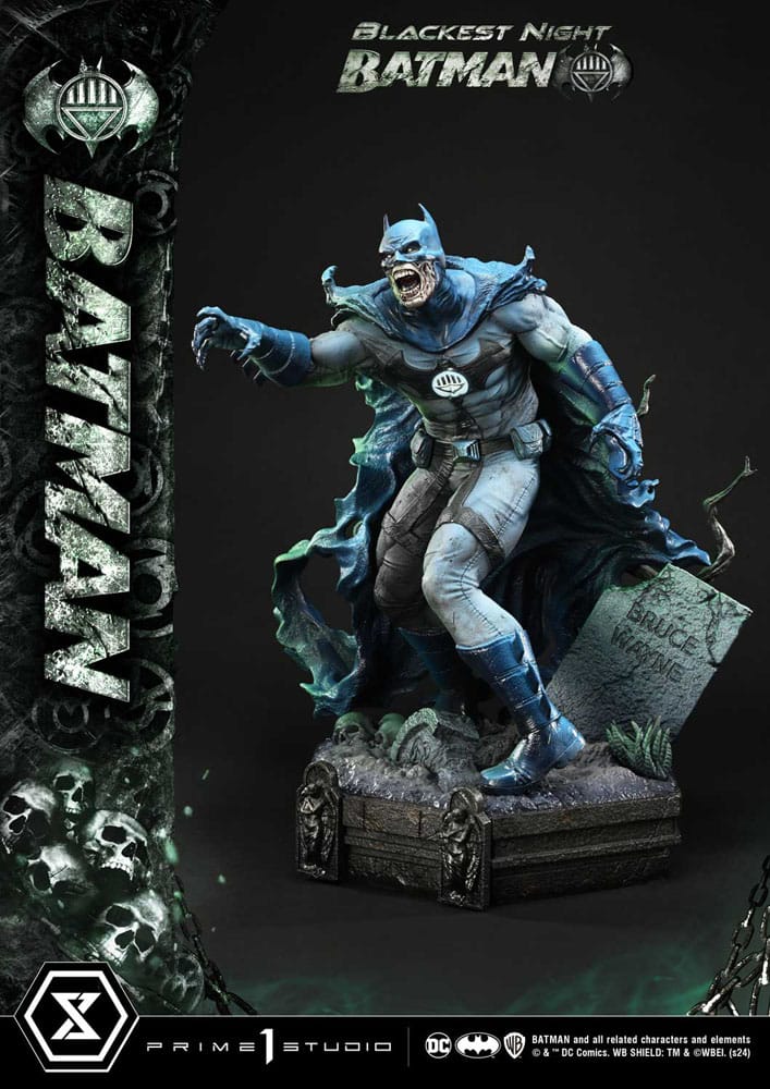 Batman Premium Masterline Series Statue Batman Blackest Night Version 45 cm - Versand: 5-7 Tage nach Bestellung