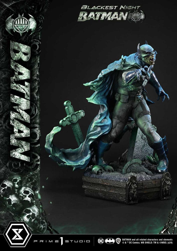 Batman Premium Masterline Series Statue Batman Blackest Night Version 45 cm - Versand: 5-7 Tage nach Bestellung
