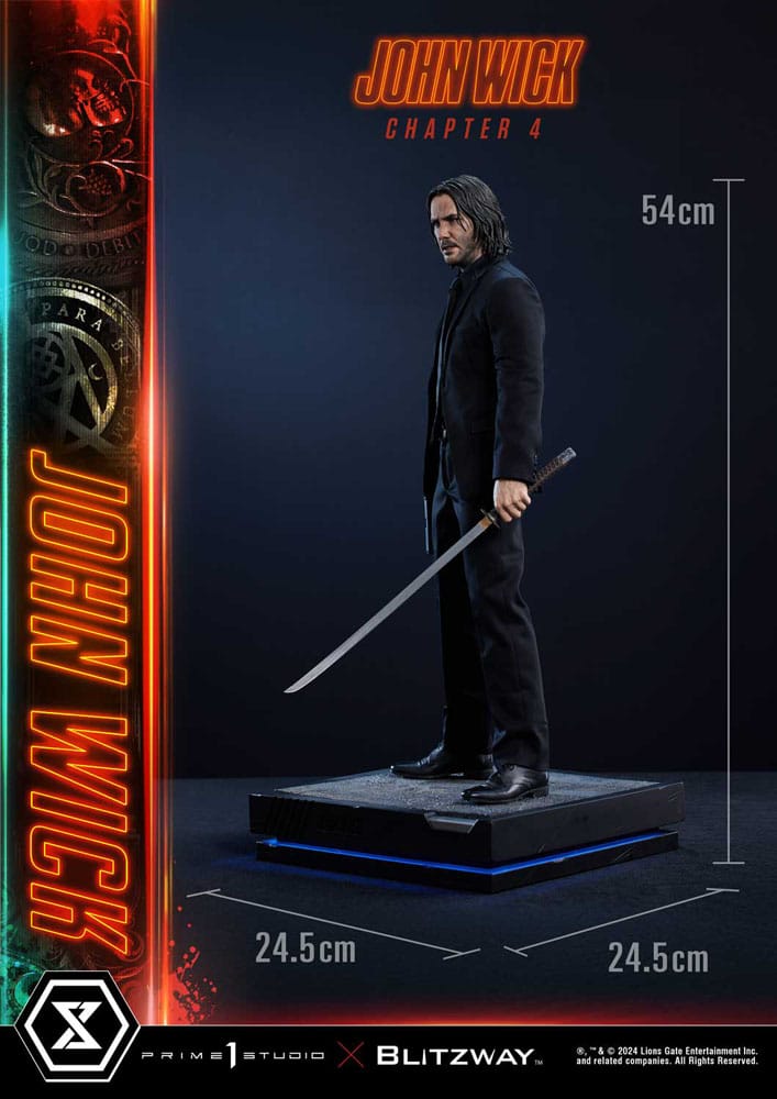 John Wick Chapter 4 Ultimate Premium Masterline Series Statue 1/4 John Wick Deluxe Version 54 cm - Preorder - ETA: 25.12.2025